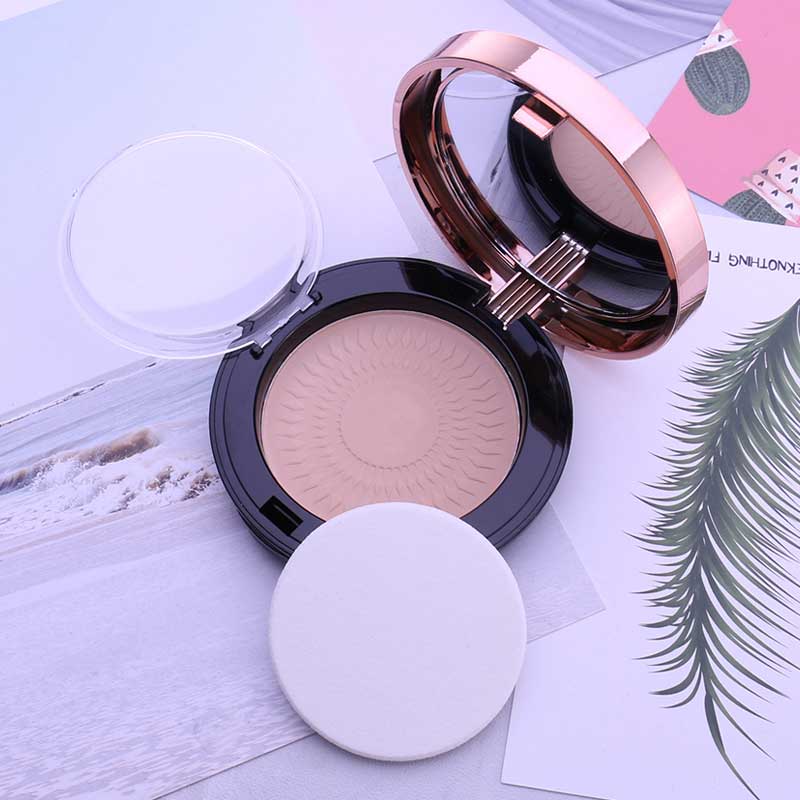 Maquillaje cosmético personalizado Polvo prensado compacto