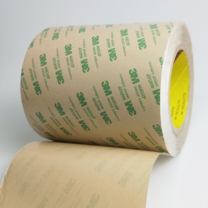 La cinta industrial de dos caras de alta viscosidad de la película de alta viscosidad de Subtrate-Free 468 se puede cortar en cualquier tamaño