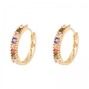 INS Personalidad europea y estadounidense Pendientes cuadrados exagerados Pendientes Pendientes Pendientes Pendientes Pendientes Pendientes Pendientes Micro-incrustaciones de oro Pendientes Pendientes al Por Mayor