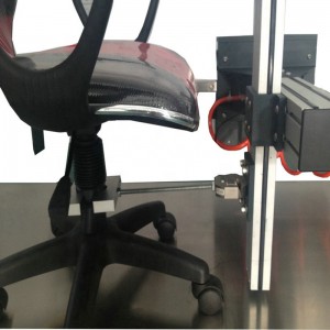 Máquina de prueba de rodadura de silla de oficina JJ08/Probador de resistencia deslizante