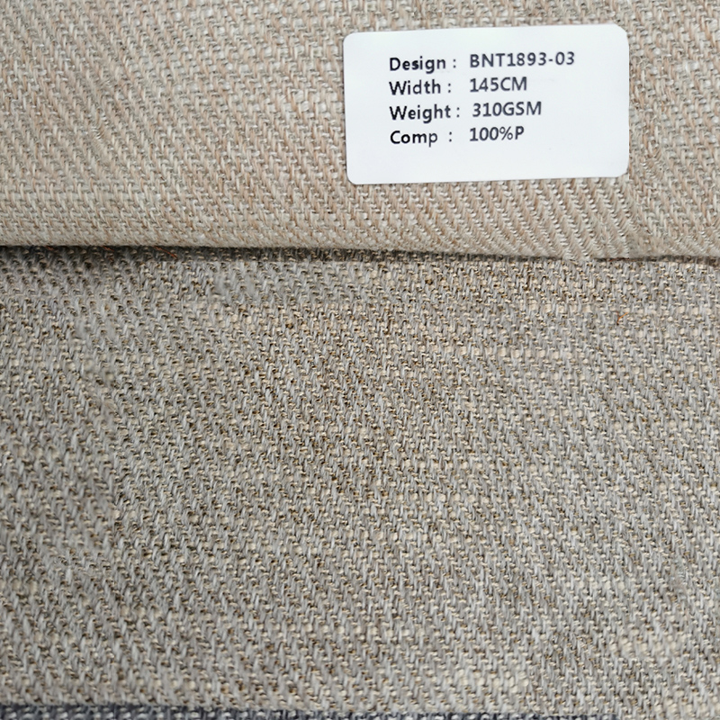 Tela de lino de algodón teñido de hilo BNT1893