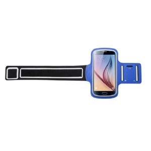 Eco-Friendly Modern Running Trotging LED Brazalete Elástico Deporte Teléfono ARMBAND PU Cuero Mobile Barm Bag