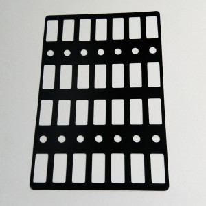 0.25 Hoja aislante Llamada ignífuga PC Gasket Negro Fácil de doblar el procesamiento al por mayor