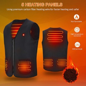 Vestido de vellón calentado a prueba de agua para hombre chaleco muscular ropa calentada bodywarmer trabajando chaquetas eléctricas calentadas de peso chaleco