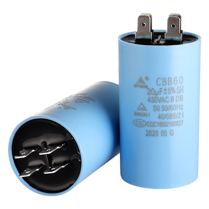 CBB60 Capacitor 450V 20UF 40/85/21 B CQC para aire acondicionado y refrigerador