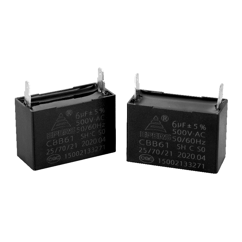 6UF 500V 50/60Hz CBB61 Fan de condensador