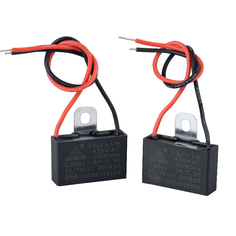 1.5UF 450V 50/60Hz SH S0 CBB61 Capacitor para FAN AC