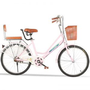Popular 24 \\\\ \'\\\\\' 26 pulgadas Bicicleta Hombre y mujer High Carbon City Bike con la cesta