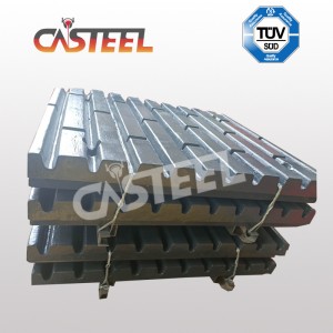 Altas placas de mandíbula de la cantera de Maganese para la trituradora de mandíbula C145 .C150