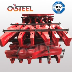 Diente de cubo de pala minera para P&H, Komatsu, Liebheer Pala