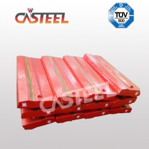 Rubber Master RM50, RM60, RM80, RM120 Barras de trituradora de impacto, barras de soplado High Chrome, Matensite y Ceramic Inserts