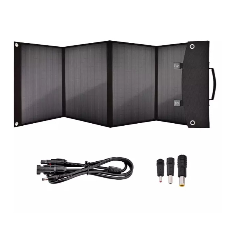 Cargador de panel solar plegable portátil 60W 18V para cargar el teléfono celular de acampar
