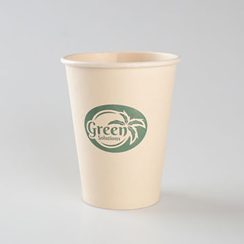 Copa compostable de fibra de bambú de la taza de papel compostable