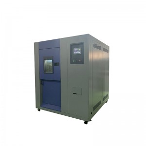 Cámara de prueba de descarga térmica TS3 para prueba de cambio rápido de temperatura a alta baja/probador de impacto frío y caliente de tres ranuras