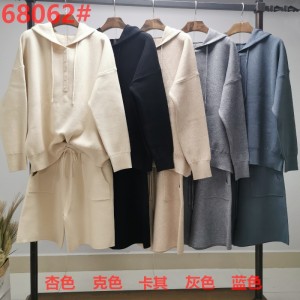 Moda-Tendencia Casual, Versátil Punto Sports Traje Deportivo 68062#