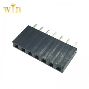 1x7P 180 ° HEADER VERTICAL DE PIN DE DIP Cabecera hembra H8.5mm