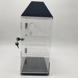 Exhibición de reloj de acrílico