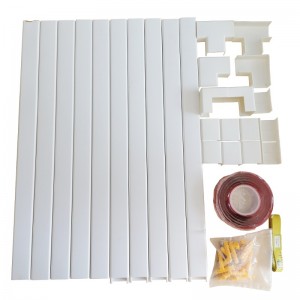 Cable de PVC Corredor Corredor Cubiertas de la pared Cubiertas Cable de carreras Económico Cable Hidador para cables Cables de plástico Cubierta de cable Pared