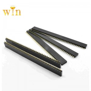 1x 40p 2.54mm cabecera hembra y forma modelo de contacto