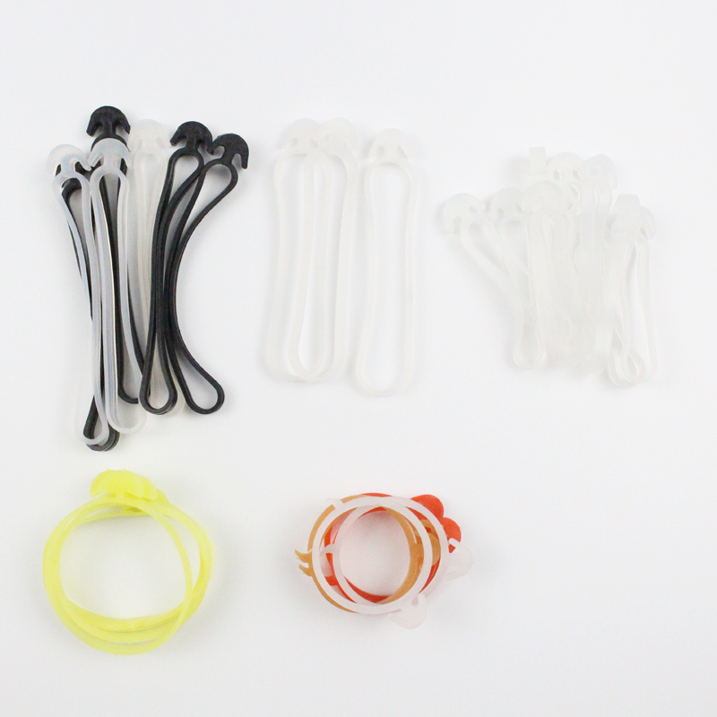 El fabricante produce y vende bandas de goma en forma de gancho y puede personalizar las bandas de goma de gomanatural.