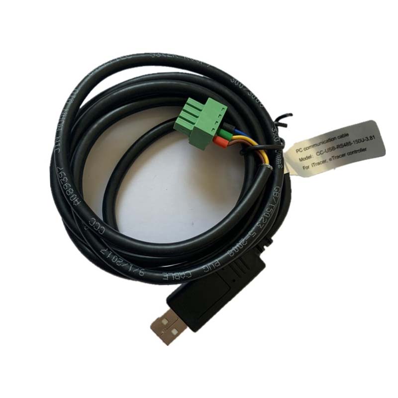 Cable de comunicación de la PC CC-USB-RS485-150U-3.81 USB a RS485 para Duracer ITRACER ETRACER Controller