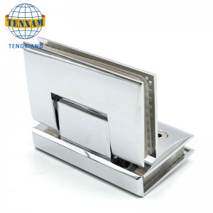 Aleación de zinc/stainless Steel 135 grados bisagra de ducha para baño de ducha Puerta de vidrio Clip