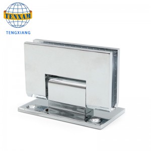 Aleación de zinc de gran precisión de alta calidad 304 Bronce biselado Bronce de biselados 90 grados Vidrio con bisagras