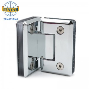 Best vendiendo 90 grados de vidrio a puerta de ducha de vidrio PIVOTE BISAJE