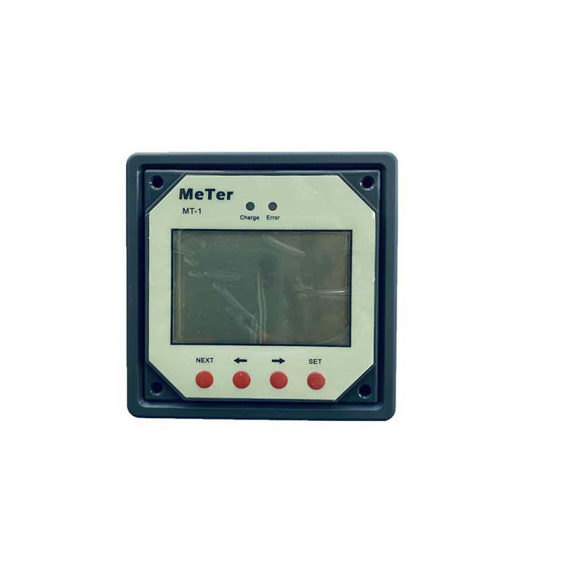 Medidor remoto LCD para reguladores de controlador de carga solar de doble batería MT-1 con control remoto gigante de cable de 10 m
