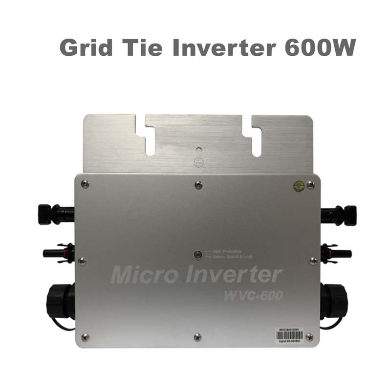 600W PURO SINE WOVE GRID TIE INVERTERIOR IP65 Micro Inverter 22-50VDC 190-260VAC para sistema solar MPPT