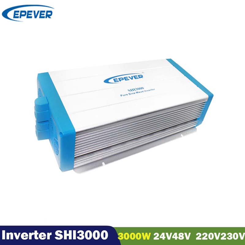 EPEVER SHI 3000W CARGA SOLAR INVERTERIOR 24V48VDC 220V230VAC OFF OFF OFF INVERTERIOR DE OLA SINE SINE PURO 50HZ 60HZ Interruptor SPWM TECH INVERSOR