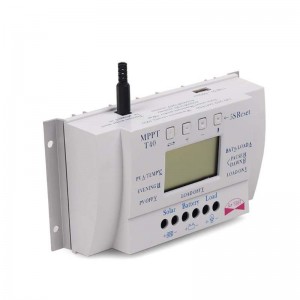MPPT T40 40A Controlador de carga solar 5V Cargador USB 12V 24V Auto Panel solar Batería LCD regulador de cargador PV máx. 500W