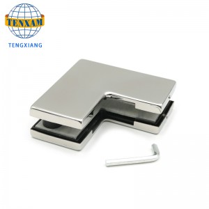 Accesorios de montaje de vidrio de parche curvado