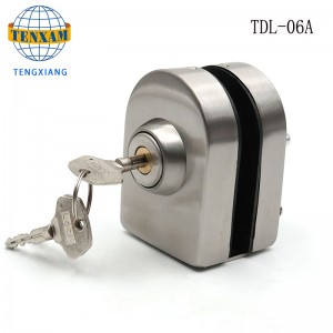 Forma ovalada de acero inoxidable para un grosor de puerta de 12 mm CE/EN 300,000 veces 8mm-12 mm Cerradura de puerta de vidrio