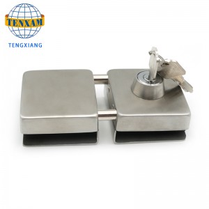 Bloqueo de lateral doble de cristal templado de cristal anti-oxidante en cerraduras