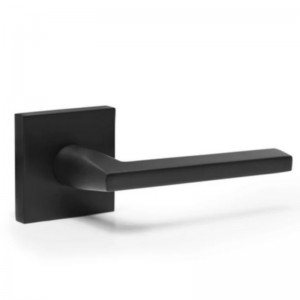 S7503 Palanca de puerta de privacidad para puertas de dormitorio y baño Matte Negro