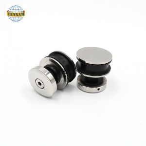 Ruedas de rodillo deslizante colgante superior, sistema de ruedas de ducha deslizante de vidrio