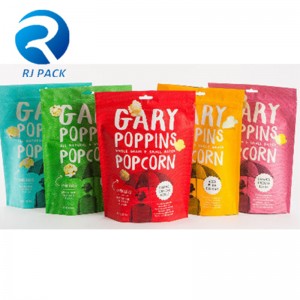 Papel de aluminio de aluminio aluminio de impresión de color personalizado Material laminado Paquete de alimentos Bolsa de proporar