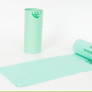 Producción de bolsas degradables de alta calidad, bolsas de degradación amigables con el medio ambiente.
