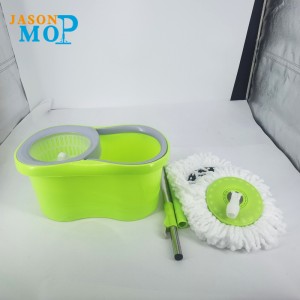 Jason Microfiber Spin MOP 360 Fácil Rotativo Mop Bucket Magic Suelo Limpieza Spinning Mop and Bucket