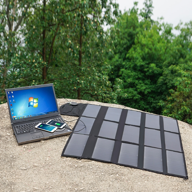 Panel solar plegable 18V 100W al aire libre cargador solar al aire libre para acampar