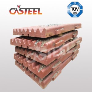 Yifan PE750x Piezas de trituradora de mandíbulas 1060, placa de mandíbula, placa lateral, cuñas