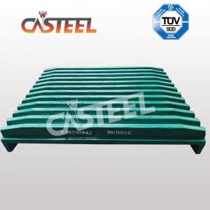 CEDARAPIDS CJ3042 Placa de mandíbula, matriz, mandíbula fija