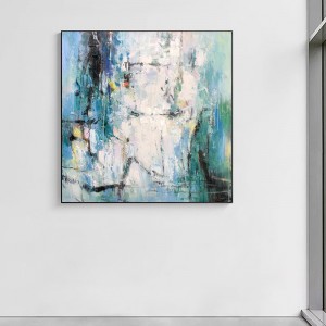 100 hechos a mano personalizada pintura acrílico lienzo abstracto textura decoración de pared aceite colgando ilustraciones