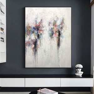 Pintura al óleo Arte de lona hecho a mano Acrílico Abstracto Moderno Decoración del hogar Arte de la pared
