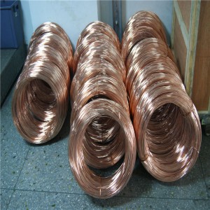 Alambre de cobre rojo