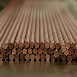 Palillo de cobre rojo