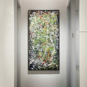 Venta al por mayor Hecho a mano Pintura de aceite de pintura de aceite decoración abstracta mural ilustraciones modernas