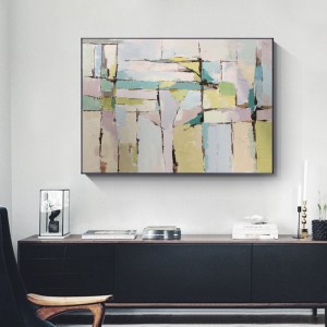 Wholesale hecho a mano Moderno abstracto lienzo arte trabajo pintura al óleo decoración del hogar