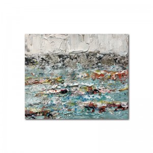 Arte abstracto arte marco lienzo pintado a mano pura otra pared arte pintura al óleo